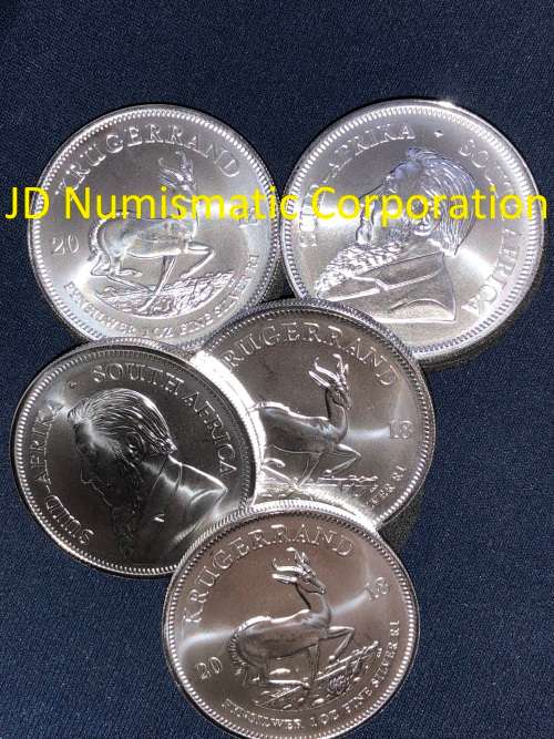 FIRST ON BOB - 2018 South Africa 1 oz Silver Krugerrand BU