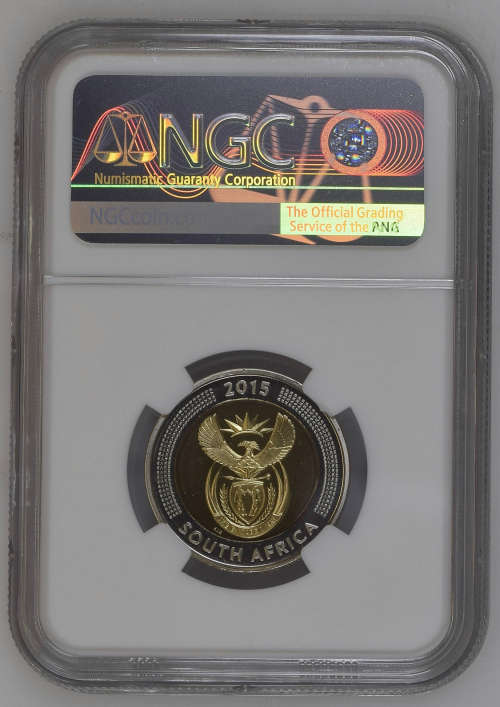 PF69UC -  NGC GRADED - 2015 GRIQUA COMMEMORATIVE R5