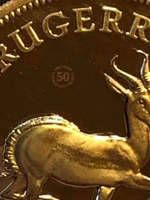 HOT - 2017 South Africa 50th Anniversary with 50th Mint Mark - PF68UC Krugerrand