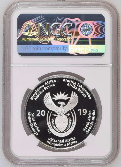 HOT FROM NGC- 2019  Silver R50 PF70UC  CONSTITUTION DEMOCRACY  FINEST KNOWN - First Releases