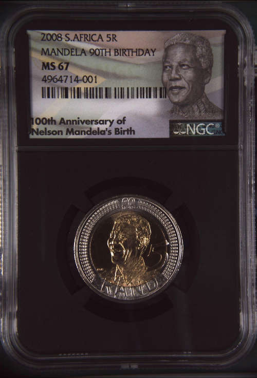 HOT FROM NGC - FIRST BLACK SLAB 2008 MADELA 90th BIRTHDAY MS67
