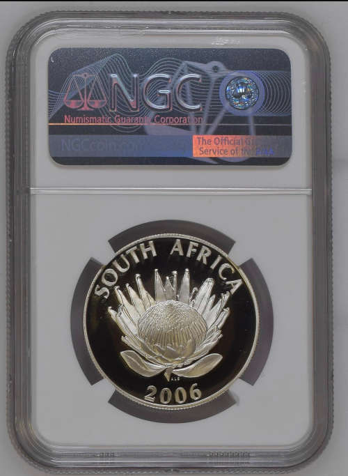 HOT ITEM - 2006 Silver R1 Desmond Tutu PF69UC