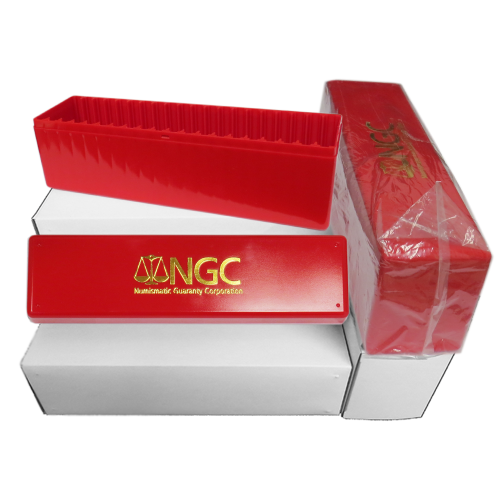 NGC Standard Red Holder Display Box (FOR GOLD COINS)
