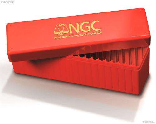 NGC Standard Red Holder Display Box (FOR GOLD COINS)