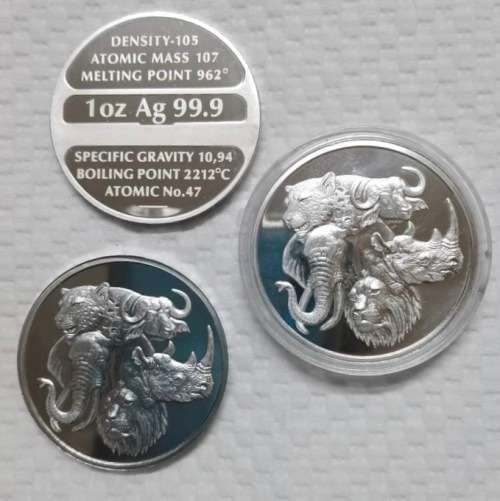 HOT  -  99.9 Silver Big Five 1oz