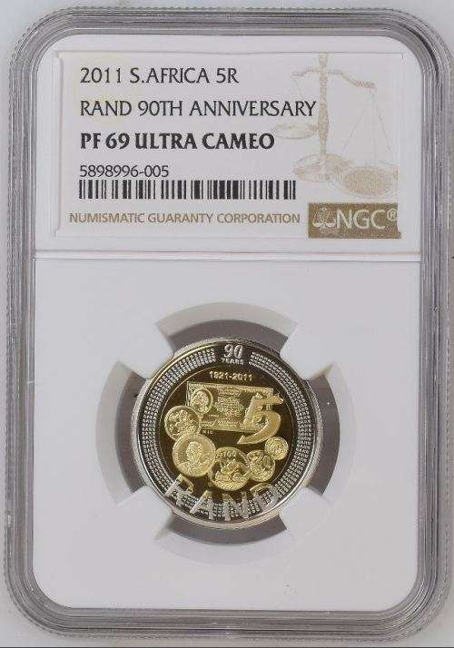 VERY SCARCE - 2011 RAND 90TH ANNIVERSARY PF69UC