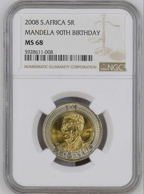 HOT - MS68 R5 90th Birthday 2008 -