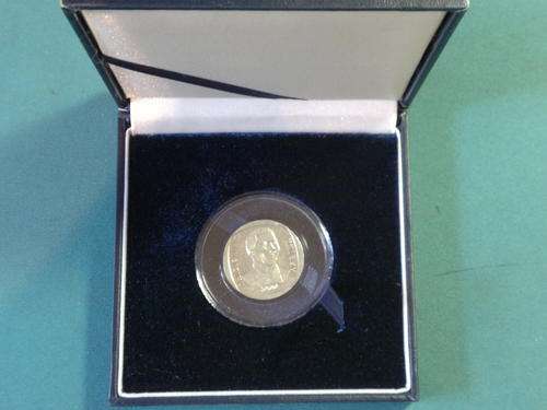 Mandela 90th Birthday Coin with Leatherette Display Box