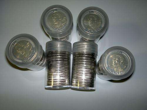 Brand New 108 X Brilliant UNC Mandela 2008 R5 - Sealed in NON-PVC Conservation Tubes - BID PER COIN