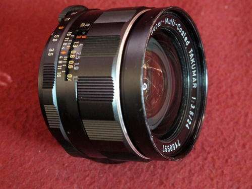 M42 Asahi Pentax Super-Multi-Coated Takumar 24mm f3,5**Sharp Wide Angle**