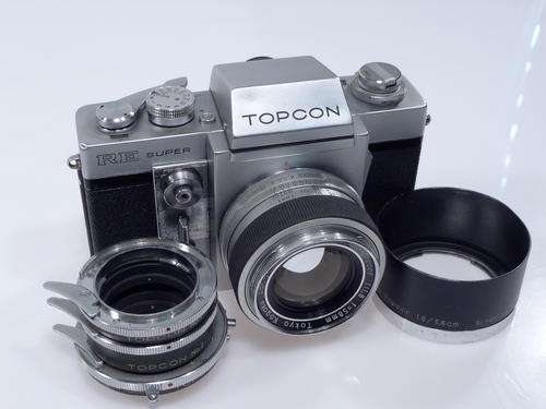 Topcon RE-Super with RE-Auto Topcor 58mm f1,8**Working**