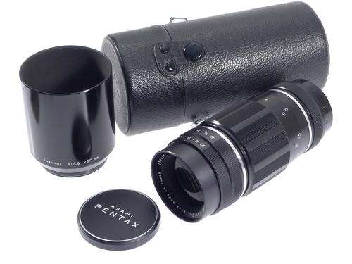 M42 Asahi Takumar 200mm f5,6****Mint,Early Pre-set Telephoto****