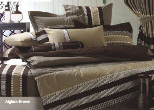 AlgiersBrown Duvet Set - King - Superior Quality Material