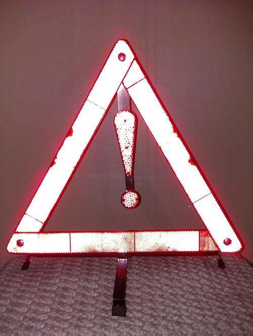 Foldable WARNING Triangle!!!