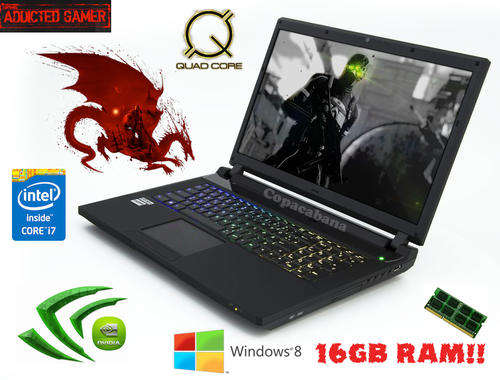 THE BEAST UNLEASHED!!! Extreme Gaming Notebook! Quad Core i7, 16GB DDR3, 256GB SSD, GTX 675!