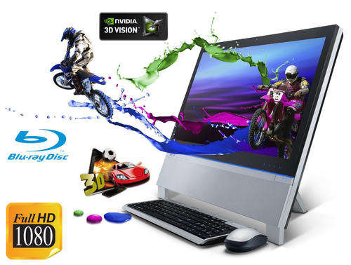 A WORLD OF 3D! ACER Z5763 GLORIOUS 23" FULL HD! 1TB, Blu-Ray Ultimate Entertainment!!!