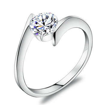 ***ELEGANT*** GENUINE Austrian Crystal Luxury 925 Silver Ring - STOCK ON HAND **FREE BOX** S6