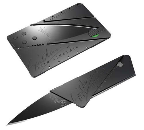 Sinclair Card Folding Pocket Razor Sharp Knife