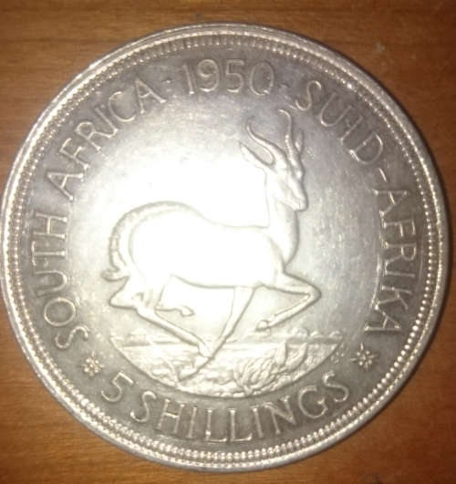 Silver Crown 1950 5 Shillings