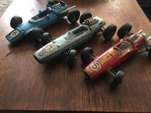 Vintage Toys Schuco Formula 2 Wind Up Cars x 3***SOLD AS IS********