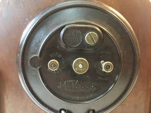 ART DECO METAMEC ELECTRIC CLOCK