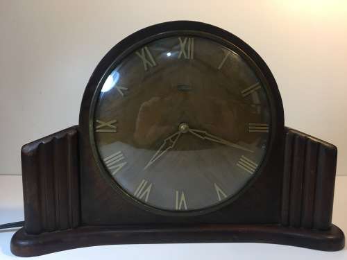 ART DECO METAMEC ELECTRIC CLOCK