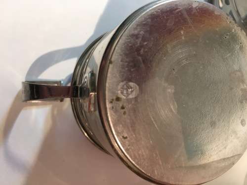 A SET OF x 6  WMF ART NOUVEAU TEA CUP LINERS