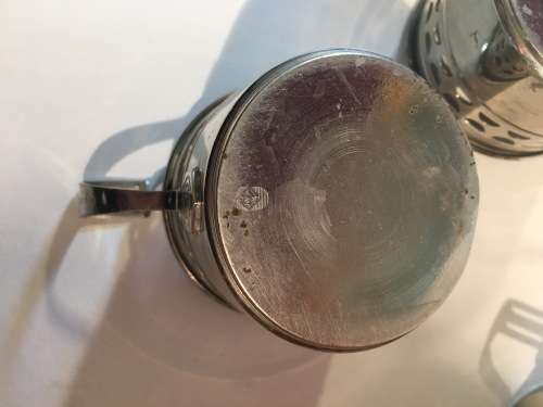 A SET OF x 6  WMF ART NOUVEAU TEA CUP LINERS