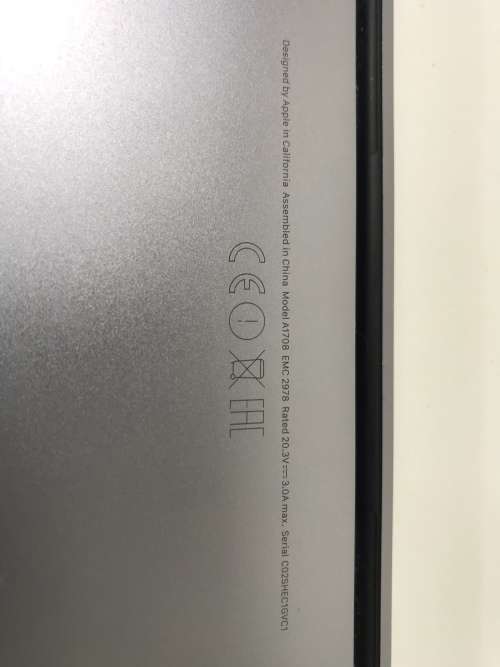 APPLE MACBOOK PRO (13-inch, 2016) ***SPARES ONLY******