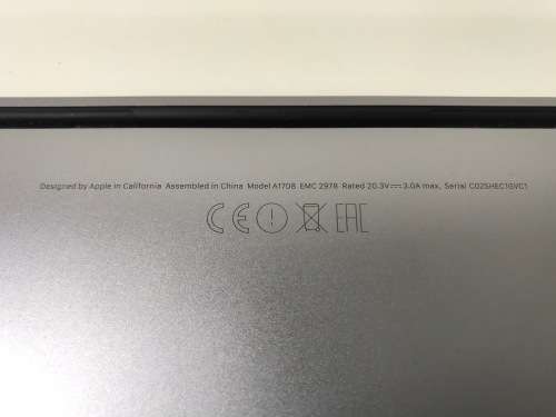 APPLE MACBOOK PRO (13-inch, 2016) ***SPARES ONLY******