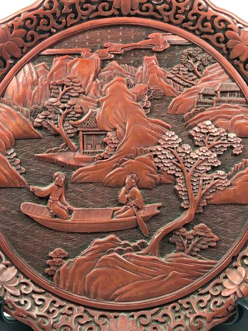 REPUBLIC PERIOD CHINESE CINNABAR PLATE SEAL MARKED