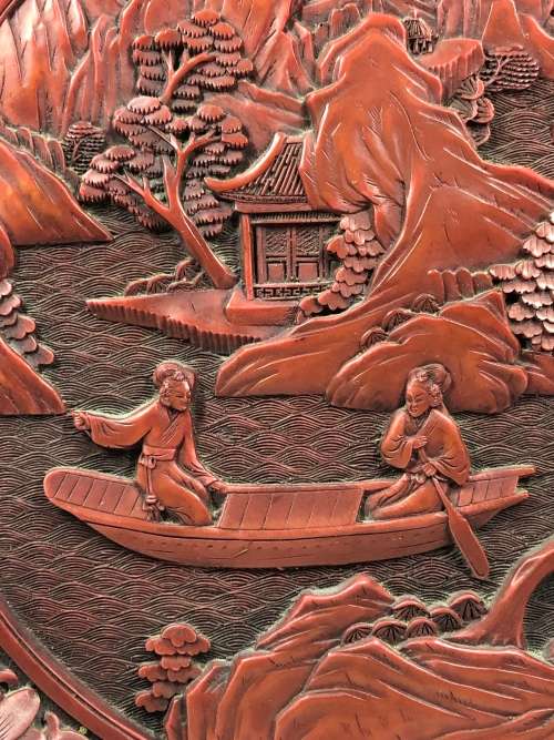 REPUBLIC PERIOD CHINESE CINNABAR PLATE SEAL MARKED