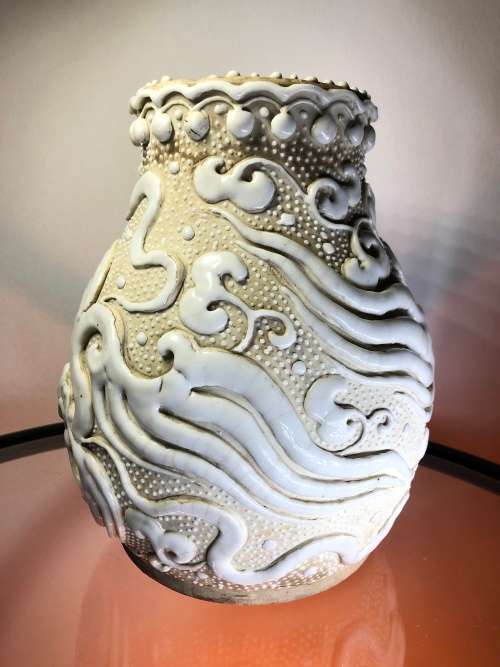 RARE CHINESE NANKING CRACKLEWARE PORCELAIN VASE SEAL MARK