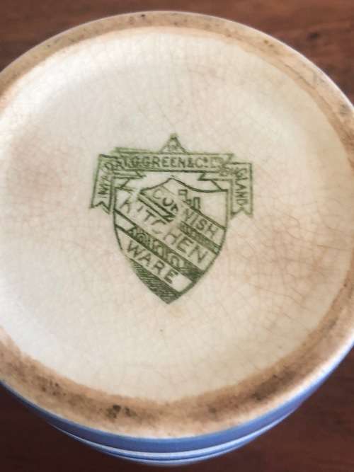 CORNISHWARE VINTAGE HOUSEHOLD  CANNISTERS 1930-1960