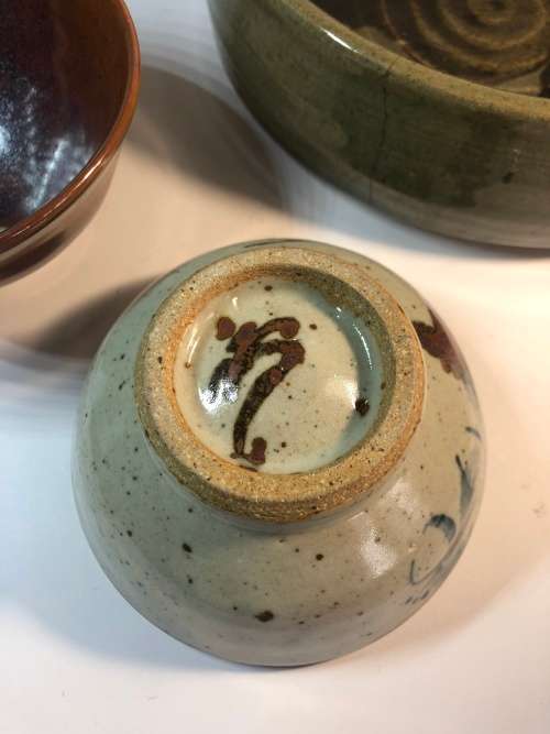 A COLLECTION OF ANDREW WALFORD  STONEWARE POTTERY VESSELS