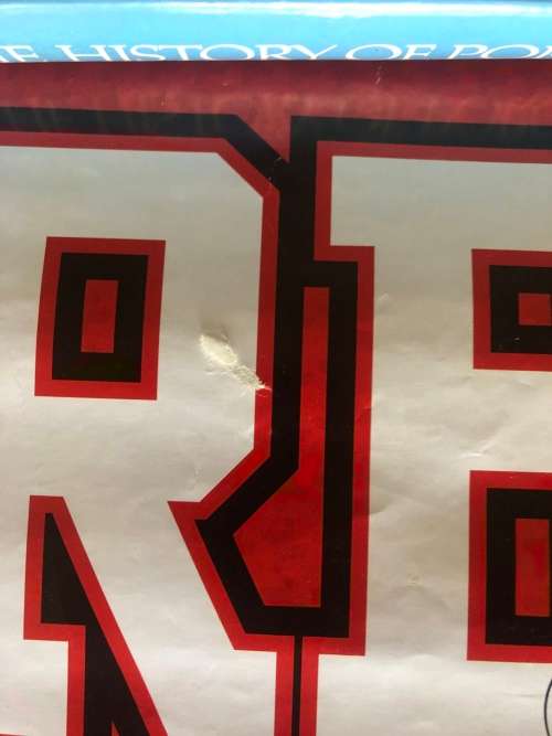 A MANCHESTER UNITED POSTER SIGNED BY THE TEAM