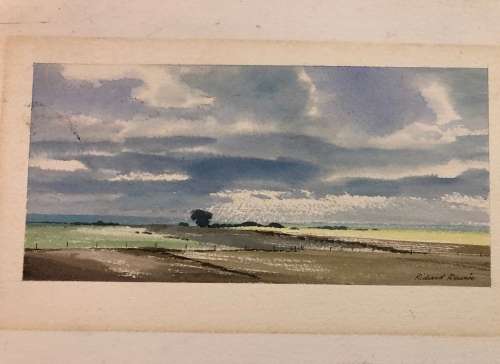 A SET OF FOUR RICHARD RENNIE ORIGINAL WATERCOLOURS