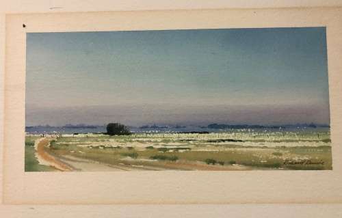 A SET OF FOUR RICHARD RENNIE ORIGINAL WATERCOLOURS