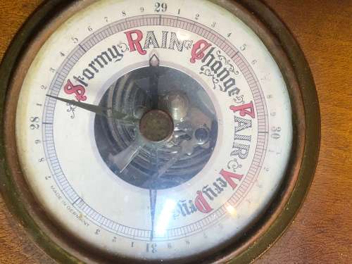 A TRIO OF VINTAGE WEATHER BAROMETERS