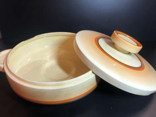 CLARICE CLIFF ART DECO PORCELAIN TUREEN BOWL