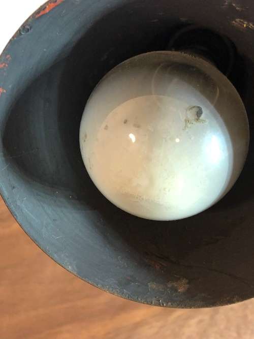 A RARE EDWARDIAN ANTIQUE RISE AND FALL INDUSTRIAL LAMP