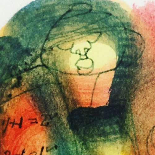 A SMALL WATERCOLOUR FROM HARGREAVES NTUKWANA