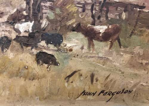 OIL PAINTING BY JOHN KENNETH FERGUSON 1885 -1967