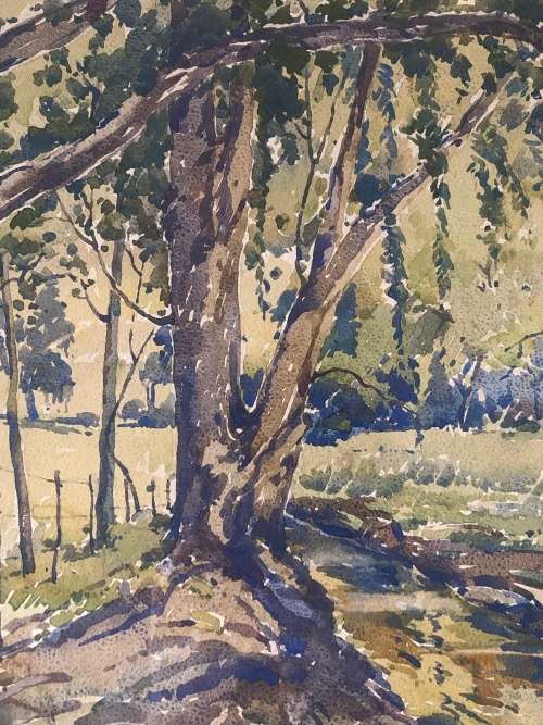 WATERCOLOUR ORIGINAL BY WESSEL MARAIS ( 1935-2009)