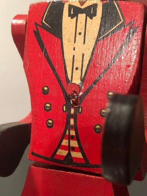 AMERICANA DANCING DAN WOOD TAP DANCE FIGURINE CIRCA 1938