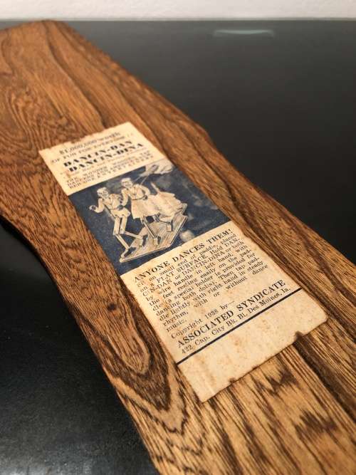 AMERICANA DANCING DAN WOOD TAP DANCE FIGURINE CIRCA 1938