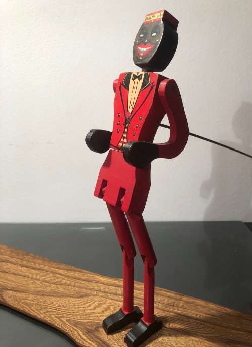 AMERICANA DANCING DAN WOOD TAP DANCE FIGURINE CIRCA 1938