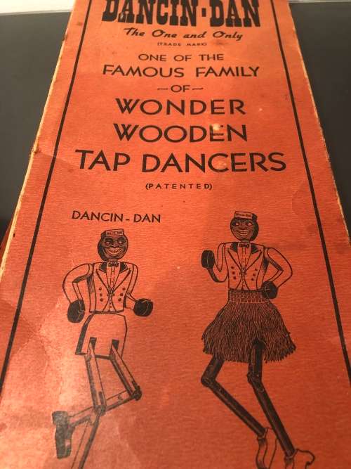 AMERICANA DANCING DAN WOOD TAP DANCE FIGURINE CIRCA 1938