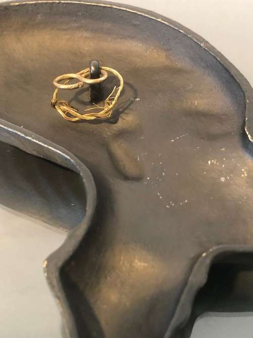 A MID CENTURY BRONZE PLAQUE FROM RICHARD ROHAC (1906 -1956)