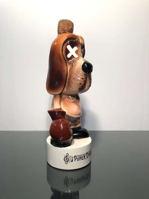 A Collectable Punch Drunk Decanter Musical Bottle
